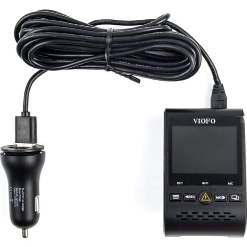 Car Cigarette lighter Car USB Power Adapter Dual USB Car Charging Accessories 12v USB Charger for Dash cam A119 Car Splitter