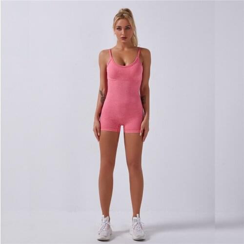 Seamless Jumpsuits one piece Adjustable Strap Vest Backless Underwear on trend Yoga Clothes Active Multi Sportswear Bum Sculpt