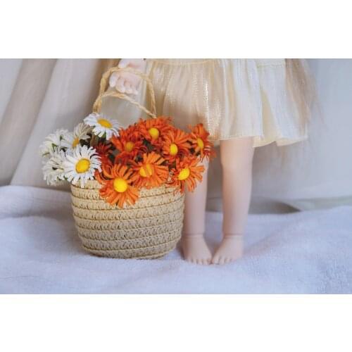 BJD doll small cloth Blythe 3\4\6 min mini flower small Daisy photo prop doll accessories