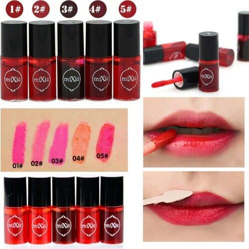 5 Colors Lip Gloss Waterproof Long Lasting Multifunction Tint Dyeing Liquid Lipstick Blusher Korea Style Lips Cosmetics