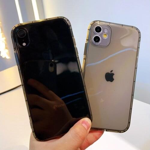 For iPhone 11 12 Pro SE 2 Case Luxury Original Silicone Full Protection Soft Cover For iPhone X XR 11 XS Max 7 8 6 6s Phone Case