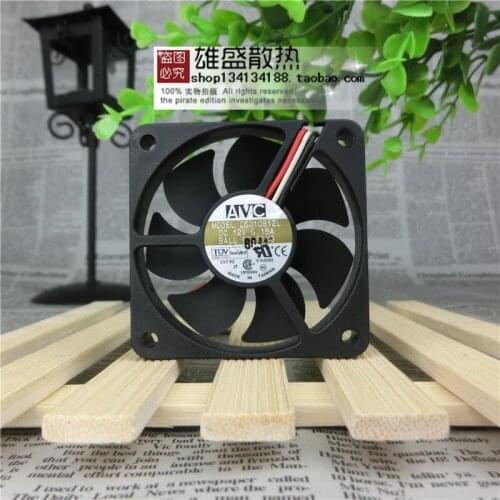 For Qihong AVC 6010 6cm 12v0.15a Double Ball CPU Fan C6010b12l