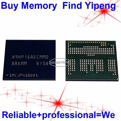 H9HP16AECMMD H9HP16AECMMDAR-KMM BGA254Ball EMCP 128+48 128GB Mobile Memory New original and Second-hand Soldered Balls Tested OK