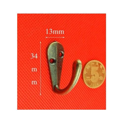 Hardware accessories Zinc alloy Cloth Hooks Vintage Bronze Wall Hook Hanger For Bathroom & home storage accessories 05