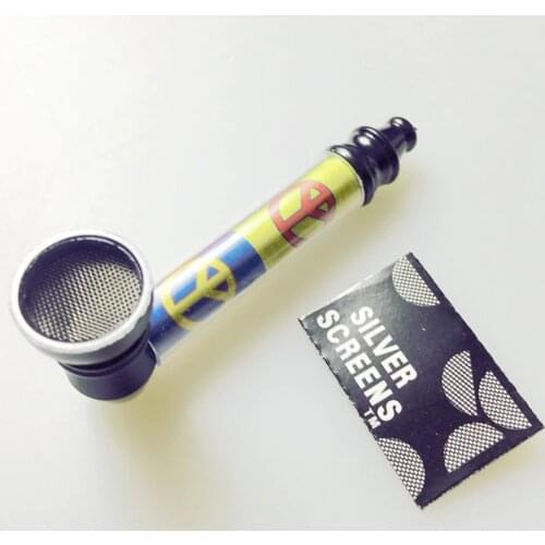 Metal Pipes Creative Jamaica Tobacco Pipe Smoking Pipe Smoke Detectors Grinder Smoke Narguile Hookah Smoking Accessories