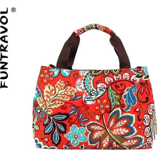 Fashion Printed Handbags for Women Large Capacity Durable Tote Bag Lightweight Ladies Shopping Bags