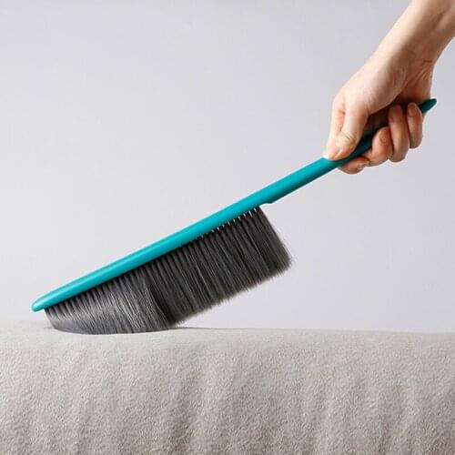 Prevent Static Electricity Bedroom Soft Brush Dust Remove for Coverlet Curtain with Long Handle Bed Cleaning Carpet