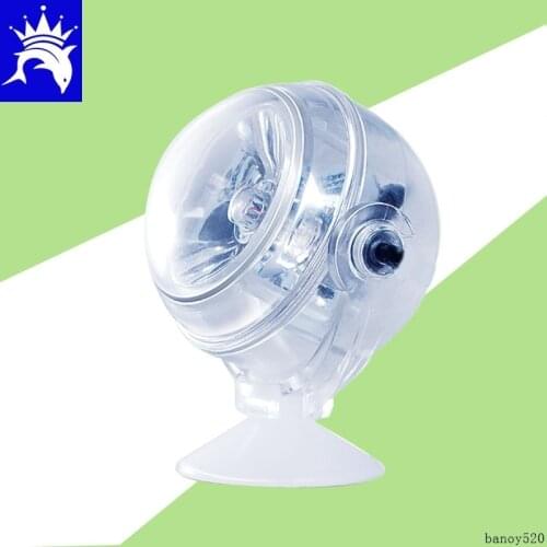 Submersible Led Aquarium Light Waterproof Led Lamp For Coral Reef Fish Tank Colorful Spot Lamp Suction Cup Underwater