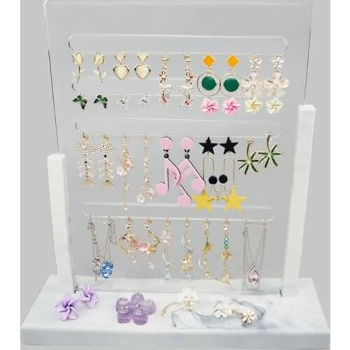 Jewelry Display Rack Epoxy Mold DIY Resin Earring Silicone Mould Casting Crafts Handmade Tools Set