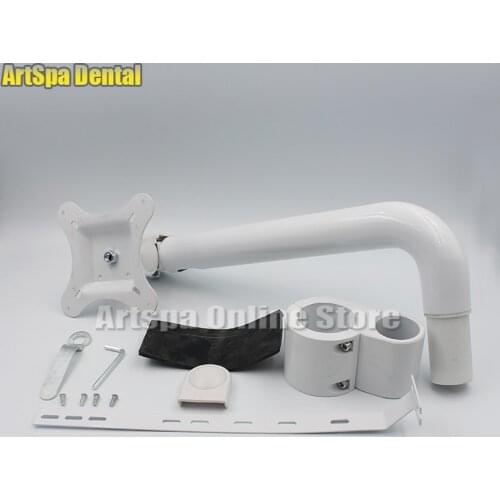 Dental Unit Post Mounted LCD Monitor Intraoral Camera Mount Arm Metal