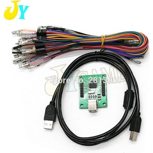 USB to Jamma PC PS3 Arcade USB controller Interface 2 player USB Encoder MAME Multicade Keyboard Arcade Joystick PCB