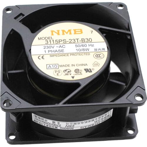 1pc new fan 3115PS-23T-B30 NMB 230VAC 10/8W 80*80*38MM freeship