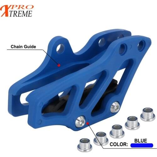Motorcycle Blue Chain Guide Guard Protection For Yamaha YZ125 ZY250 YZ250F X YZ250FX YZ450F YZ450FX WR250F WR450F 2007-2020