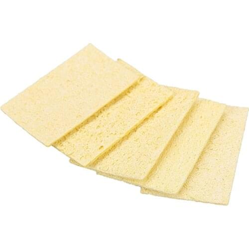 100Pcs Heatstable Welding Sponge Electric Reusable Resistant Cleaning Sponge Suitable Clean For Electric Welding Soldering Iron