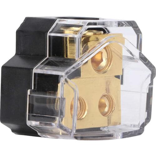 1X2GA In Block Power Distribution Block Amplifier Modification Pure Copper for Car Audio Amplifier Modification Insurance for