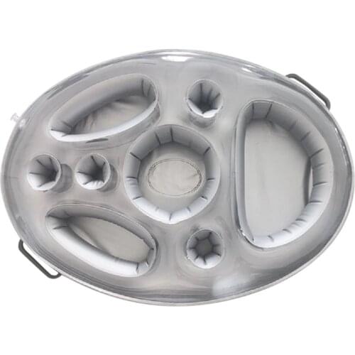 Summer Party Bucket Cup Holder Inflatable Pool Float Beer Drinking Cooler Table Bar Tray Beach Swimming Ring Accessories