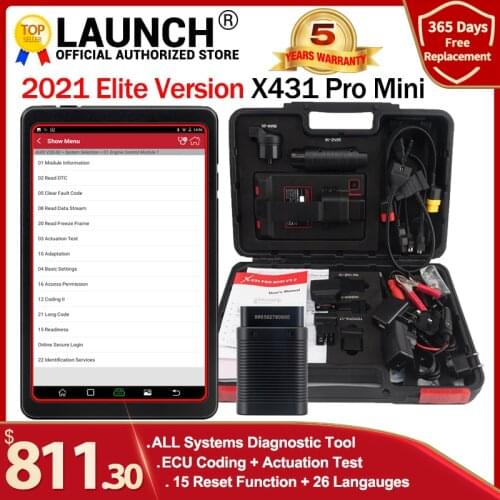 Launch X431 Pro Pros mini OBD2 Diagnostic WiFi Bluetooth OBDII Diagnostic Scanner ECU Coding Automotive Tools as Launch x431 V
