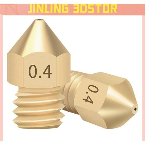 3D Printer Nozzle Accessory MK8 0.4mm For CR-10 For Ender 3 For Anet A8 for Creality CR-10 CR-10S S4 S5 for 3D printer