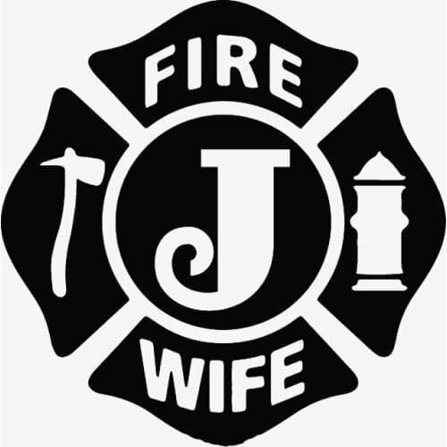 15 * 15cm Solemn Memorial Firefighter Weapon Firefighter Exquisite Decal Pvc Personality Design Car Sticker Customizable Colors