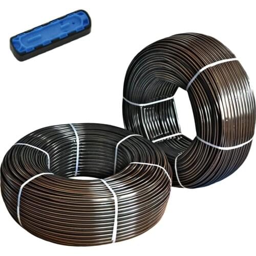 Wholesale 500m/Roll 16mm*1.0mm PC Drip Pipe Farm Micro Irrigation Pressure Compensation Dripline Orchard Irrigation Hose