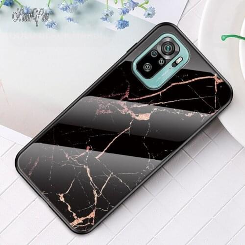 XUANYAO Original Mirror Glass Case For Xiaomi Redmi Note 10 Pro Max 10 Case Cover Shockproof Silicone Soft Frame Phone Case 10S