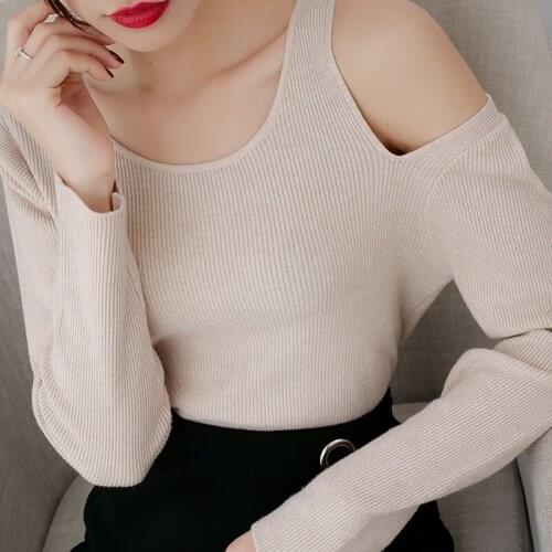 Autumn and Winter Sweater for Women 2021 Korean Round Neck Knitted Sweater Female Tops Blusas Elegantes Fashion Clothing 1087