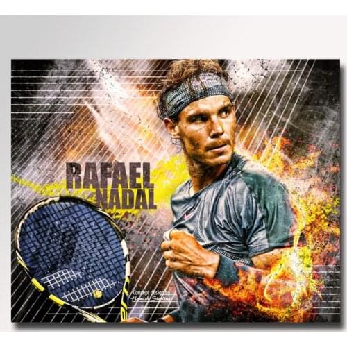 Full round/square 5D DIY Diamond Painting Rafael Nadal Diamond Embroidery Of Rhinestone Diamond Home Decor gift