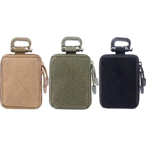 Tactical Molle EDC Pouch Range Bag Medical Organizer Pouch Military Wallet Small Bag Outdoor Hunting Accessories Vest Equipment