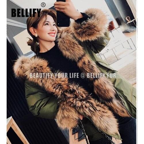 TOPINEUP Fur Coats With A Hood