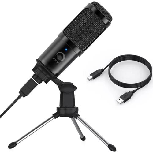 192khz 24bit Sampling Rate USB Microphone Video Conversation Music Recording Equipment