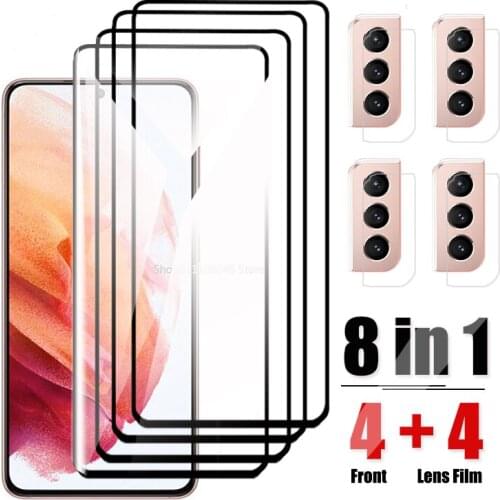 Camera Screen Protective Glass For Samsung Galaxy S21 Plus Tempered Glass On For Samsung S21 + Protector Film Galax S 21 S21Plus