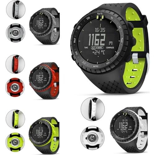 Smart Watch Dial Screen Protector Bumper Classic Silicone Watch Frame Case Cover For SUNNTO Core Outdoor Sports Watch