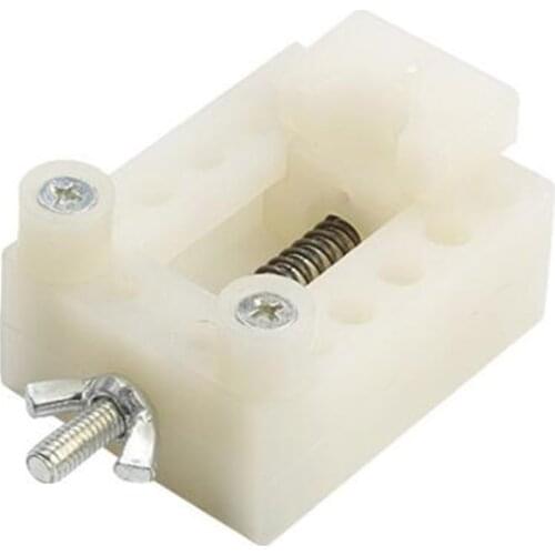 1PC WHITE Mini Bench Vise Carving Base Fixture Clamp Repairing Adjustable Tool