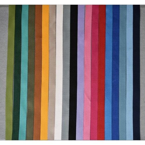 50 Yards Width 20mm 19 Colors Webbing Ribbon Use For DIY Luggage Belt Strap Rope Dog Pet Collar Leash Harness---20mm ChunZhiDai