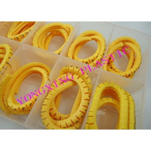 600pcs/box cable marker EC-3 6.0mm2 ABCDEFGHIJ+- 12 different letter and digital mark cable