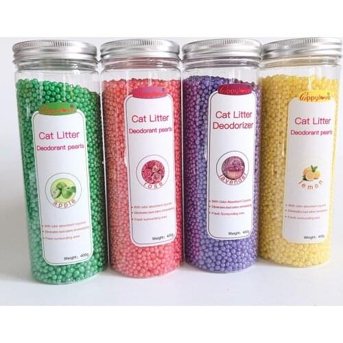 Aromatic Cat Litter Deodorant Beads Odor Activated Carbon Absorbs Pet Stink