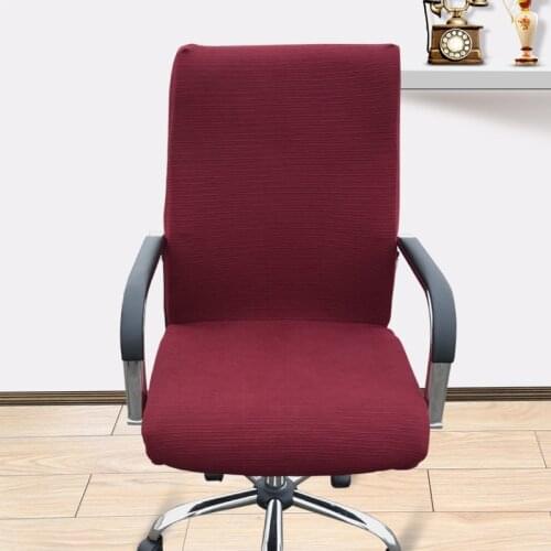 2016 Large Size Elastic Chair Cover Fit For Armchair in the Office Side Zipper Design Chair Cover Stretch Recouvre Chaise