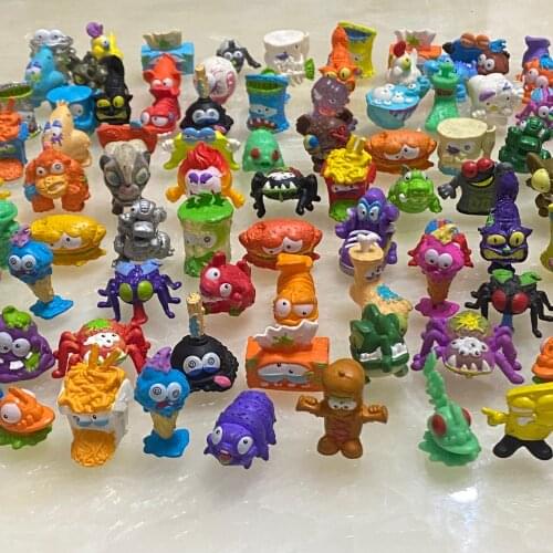 20Pcs/lot Cartoon Anime Trash Dolls Action Figures 3CM PVC Model Capsule Toy Kids Playing Monster Garbage Doll Christmas Gift