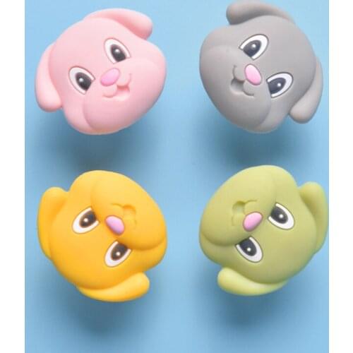 HJY Children Furniture Cabinet Handles Carton Cupboard Pull Drawer Handle Door Wardbord Hardware Pulls Single Hole L026