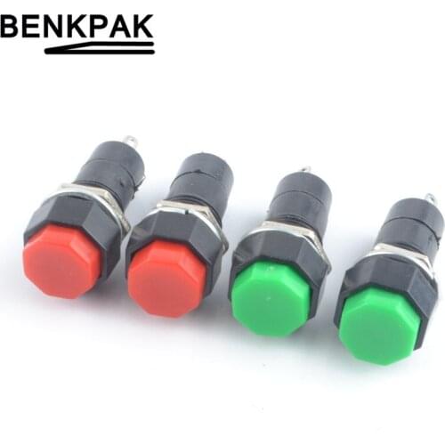 12mm momentary&self-lock push button switch PBS-14A/B