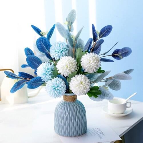 Nordic style minimalist desktop ceramic flower vase modern style fresh Ceramic vase Office home wedding vase decor accessories