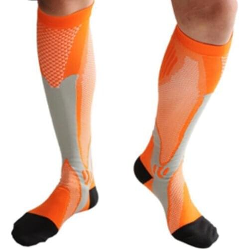 Men Women Calf Shin Leg Outdoor Sports Fitness Running Riding Compression Socks Fast-drying Breathable Adult Sports Socks Unisex