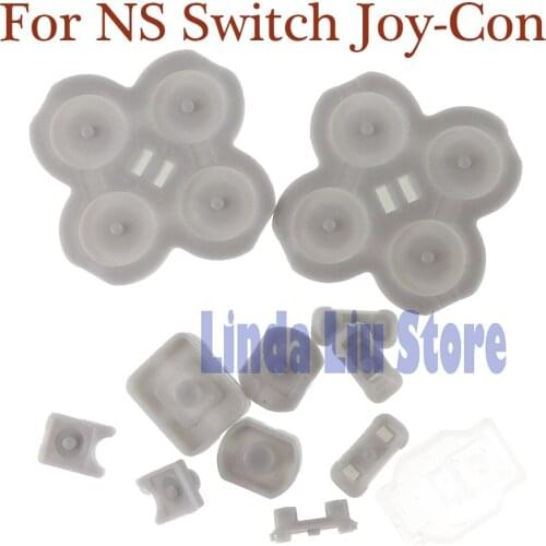 1set Conductive rubber D-Pad Replacement Buttons Full set for NS Switch Left Right Rubber Pad Repair Parts