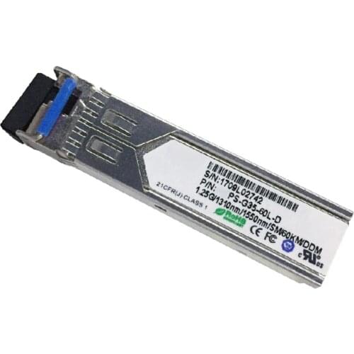PS-G35-60L-D /PS-G53-60L-D 1.25Gbps BIDI SFP Optical Transceiver 60K m,DDM