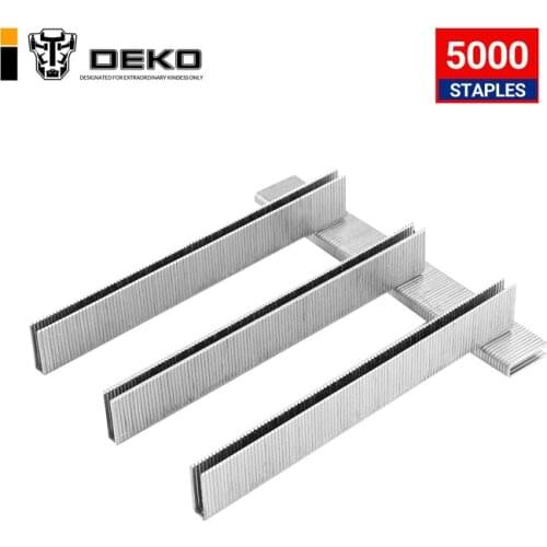 5000Pcs U/T Shaped Staples Nails for Staple Gun Stapler,DKF15/25 & DK619 Applied to DKET01/02 of DEKO