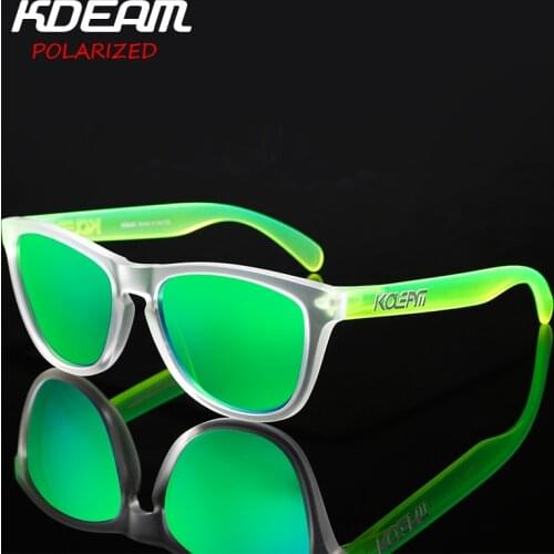 KDEAM Ultralight TR90 Frame Polarized Sunglasses Men Driving & Travel Anti-UV Sun Glasses High Grade Male Shades UV Goggles XH91