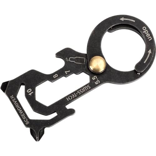 Outdoor Products Swiss + Tech Multifunctional Combination Tool Mini Key Chain Portable