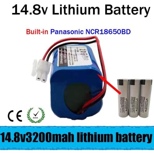 14.8V Smart Aaccessory Li-ion 4S 1P For ILIFE A4 A4s V7 A6 V7s Plus Robot Vacuum Cleaner ILife Full Capacity 18650 Chargeable