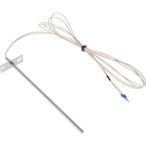 RTD Temperature Probe Sensor Replacement Fits for Traeger Wood Pellet Grill 7" Internal Grill Sensor Probe 47"Heat Woven Wires