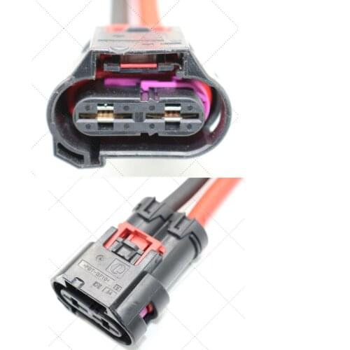 1/2/5pcs/lot 2 Pin/Way Steering Gear Plug Connector Wire Harness Cable Pigtail For VW Tiguan Touareg Audi Porsche 4G0 906 234 A